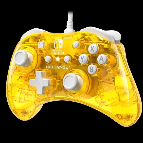 Nintendo Switch Controller Wired Rock Candy Yellow Pineapple Pop PDP New Sealed - Picture 7 of 10
